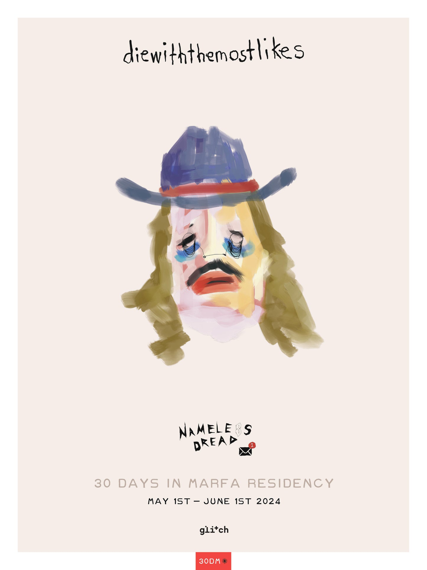 diewiththemostlikes Nameless Dread Poster